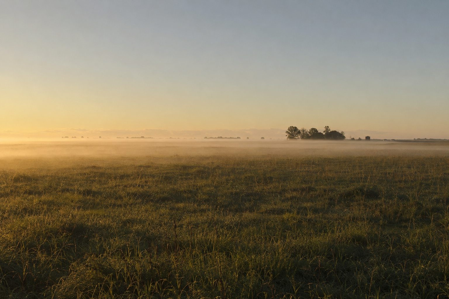 Paisaje de la Pampa en Las Martinetas